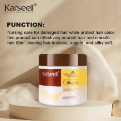 قناع علاج الشعر بالكولاجين للشعر التالف والجاف من كارسيل 500 مل Karseell Collagen Hair Mask